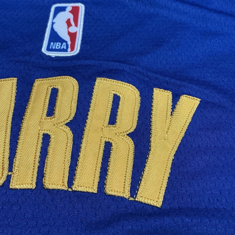 Steph Curry Golden State Warriors Swingman NBA Jersey Size 50 - Picture 9 of 11